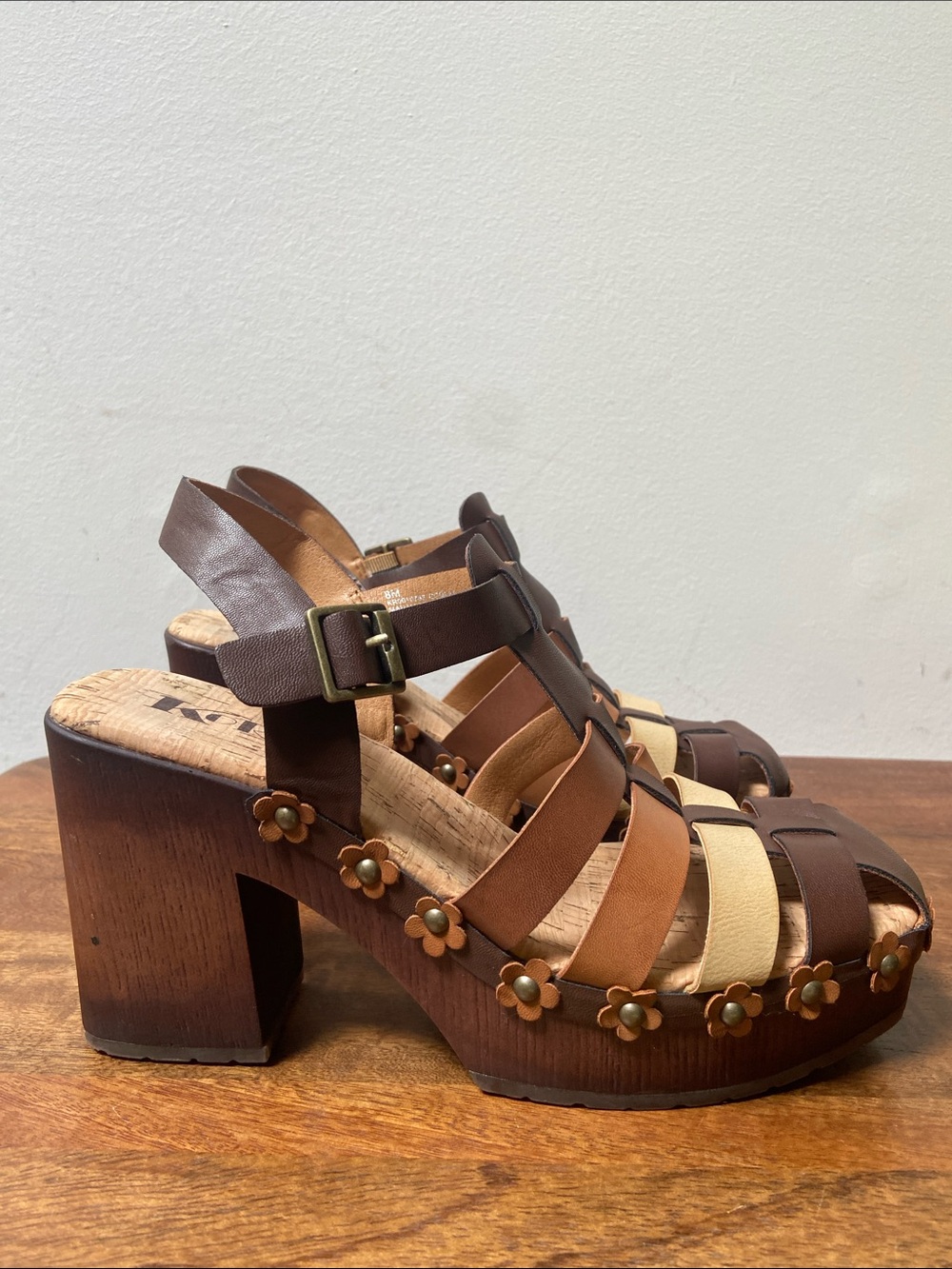 Kork-Ease Willow Platform Clog Boho Festival - Picture 5 of 9